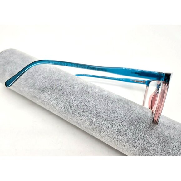 Foster Grant Youth Blue & Pink Rectangular Reading Glass Frames +2.5 jj3692 - Picture 4 of 10